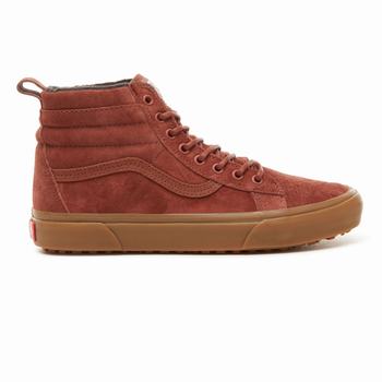 Férfi Vans Sk8-Hi MTE Magasszárú Cipő VA9382056 Sequoia/Gum